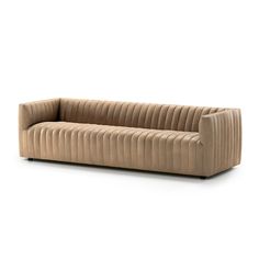 Augustine Sofa Sofas Four Hands 97" Palermo Drift Beige Leather Sofa, Vintage Bath, Grey Upholstery, Tufted Sofa, Sofa Shop, Dining Room Bar, Four Hands, Upholstered Seating, Upholstered Sofa