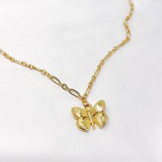 "This listing is for one adjustable/resizable gold plated butterfly charm necklace. Great for sensitive skin! Chain is 16.5\" long with a 3.5\" extension; maximum length of necklace is 20\"." Dainty Adjustable Gold Butterfly Necklace, Gold Butterfly Necklace With Delicate Adjustable Chain, Gold Plated Butterfly Charm Pendant Necklace, Gold Adjustable Butterfly Necklace With Clavicle Chain, Adjustable Gold Butterfly Necklace With Clavicle Chain, Gold Plated Butterfly Necklace With Charm, Gold Plated Butterfly Necklace, Dainty Gold-plated Butterfly Necklace, Dainty Gold Butterfly Charm Necklace