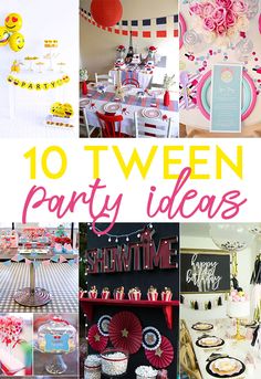 Teen Girl Birthday Party, Emoji Birthday Party, Sleepover Birthday Parties