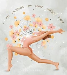 Ballet dance artwork my own garden positivity self help quotes background wallpaper music playlist alternative indie mazzy star Gorillaz Beach House songs mix Mundo Hippie, Beautiful Yoga, Yoga Quotes, Yoga Life