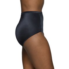 The Vanity Fair® Smoothing Comfort™ Lace Brief is designed with a soft, reinforced inner panel to provide extra tummy smoothing. The lace pattern on the front panel adds pretty detail. The unique seaming is engineered to provide a subtle rear lift. Full rear coverage ensures that the garment will stay in place and not ride up. Elegant Shapewear With Moderate Coverage, Elegant Moderate Coverage Shapewear Brief, Elegant Brief Shapewear With Moderate Coverage, Elegant Shapewear Briefs With Moderate Coverage, Elegant Stretch Shapewear With Moderate Coverage, Partially Lined Full Coverage Shapewear, Elegant Full Coverage Shapewear With Contoured Waistband, Happy Good Night, Iron Woman