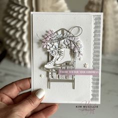 Kim McGillis - Papercrafter Xmas Card Craft, Stamped Christmas Cards, Snowflake Cards, Fun Fold Cards