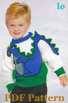 a young boy wearing a sweater and pants in front of a white background with the words pattern 101 on it