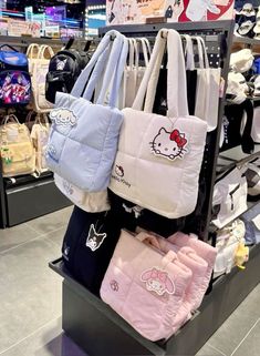 Sanrio Tote, Hello Kitty Gifts, Hello Kitty Merchandise, Kitty Clothes, Hello Kitty Rooms, Sac Diy, Hello Kitty Clothes, Hello Kitty Bag