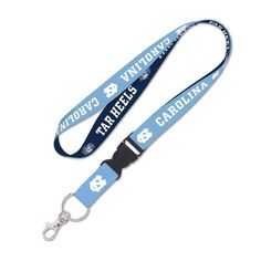 a lanyard strap with the university of north carolina on it