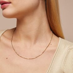 Box Chain Necklace is excellent choice for all women who feel young and want to pamper themselves with the privilege of holding the the elegancy of gold. - Made in 14k Solid Gold- Chain Width, 1.80 mm / 0.07 inches- Thickness, 1.80 mm / 0.07 inches- Chain length, 45 cm / 17.71 inches - This product comes with iconic Norm Jewels gift box Minimalist Snake Chain Necklace For Formal Occasions, Dainty Jewelry With Curb Chain, Elegant Rose Gold Curb Chain Necklace, Elegant Delicate Snake Chain Necklace For Formal Occasions, Formal Classic Snake Chain Necklace, Rose Gold Figaro Chain Necklace, Gold Plated, Rose Gold Plated Box Chain Necklace, Delicate Figaro Chain Jewelry For Formal Occasions, Elegant Gold Plated Box Chain Necklace