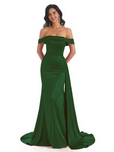 moss|fallon Green Satin Bridesmaid Dresses, Peacock Bridesmaid Dresses, Emerald Green Bridesmaid Dresses, Off Shoulder Bridesmaid Dress, Dark Green Bridesmaid Dress, Mermaid Long Bridesmaid Dresses, Emerald Bridesmaid Dresses, Bridesmaid Dresses Uk, Formal Prom Dresses Long