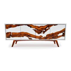 Epoxy Furniture, Furniture Design Ideas, Wood Resin Table, Wood Credenza, Resin Furniture, Wood Sideboard, Into The Woods, Resin Table