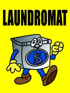 the logo for laundromat, an appliance company that sells electronics