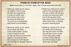 the stand up stand up for jesus poem