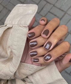 Nagellack Trends, Hair Skin Nails, Neutral Nails, Brown Nails, Manicure Y Pedicure, Classy Nails, Chic Nails, Fall Nails, Gilmore Girls