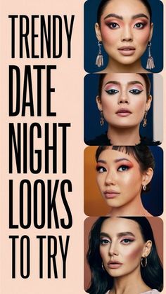 Date Night Makeup Looks, Night Makeup Looks, Makeup Looks To Try, Date Night Makeup, Minimalist Makeup, Matte Skin, Graphic Eyeliner, Natural Lip Colors, Hydrating Lip Balm