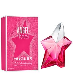 Angel Nova by Mugler is a Amber Floral fragrance for women. This is a new fragrance. Angel Nova was launched in 2020. Angel Nova was created by Sonia Constant, Louise Turner and Quentin Bisch. Top notes are Raspberry and Litchi; middle note is Damask Rose; base notes are Akigalawood and Benzoin. Mugler Angel Nova, Litchi Fruit, Thierry Mugler Angel, Mugler Angel, Tropical Scent, Damask Rose, Unique Roses, Floral Damask, Refillable Bottles