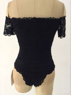 This super sexy lace bodysuit is perfection. This lace off-the-shoulder bodysuit pairs perfectly with jeans, pants, skirts or shorts. Made with a polyester and spandex blend this bodysuit fits beautifully. Comes in two fabulous colors. Elegant Bodysuit, Womens Summer Jumpsuits, Bodysuit Tops, Tops Short Sleeve, Summer Lace, Pink Jumpsuit, Lace Strapless, Lace Bodycon, Jumpsuits And Romper