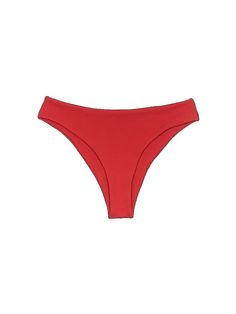 Zaful Swimsuit Bottoms Size: 8 Swimwear - used. 85% POLYESTER, 15% SPANDEX, Solid | Zaful Swimsuit Bottoms: Red Solid Swimwear - Size 8 Red High Waist Bottoms For Poolside, Red Seamless Bottoms For Summer, Red High-cut Leg Summer Bottoms, Red Seamless Bottoms For Poolside, Casual Red Brief Bottoms, Red Seamless Summer Bottoms, Red Casual Brief Bottoms, Red High-cut Leg Swimwear For Summer, Red High-cut Leg Beach Bottoms