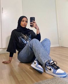 Muslim Streetwear, Trendy Hijab Outfits, Ramadan Outfits, Hijab Queen, Modest Aesthetic, Hijab Brand