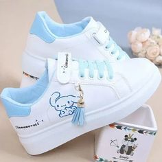 Description: Make every step adorable with these Miniso Sanrio-inspired children’s sneakers featuring beloved characters Kuromi, Cinnamoroll, and My Melody. Designed with a soft bottom and anti-slip sole for extra comfort and safety, these cute heart-themed shoes are perfect for little girls who love kawaii anime style. An ideal gift for any Sanrio fan! Features: Sanrio Characters: Adorned with Kuromi, Cinnamoroll, and My Melody, bringing fun anime charm to every outfit. Soft Bottom: Prov Anime My Melody, Girls Heart, Kuromi Cinnamoroll, Kawaii Shoes, Heart Themed, Kawaii Gifts, Cute Sneakers, Children Shoes, Cute Anime