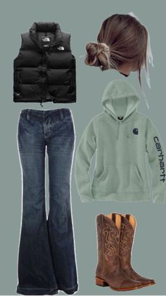 2023 Fall Clothing Trends Women, Southern School Outfits, First Day Of School Outfit Western, Back To School Outfits Western, Country Girl Fall Outfits, Country Girl Outfits Aesthetic, Aesthetic Country Outfits, Country Outfits Casual, Cute Western Clothes