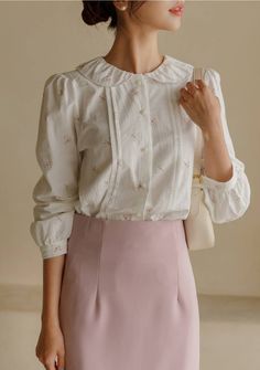 Abebey Astrid Cotton Blouse Ivory-ONE SIZE Cotton Blouse, Chic Fashion, Cotton Blouses, Chic Style