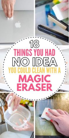 there are images of things you had no idea to do with a magic eraser