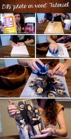 how to make a diy photo on wood't - tutendiade