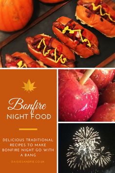 the cover of bonfire night food delicious traditional recipes for bonfires and fireworks