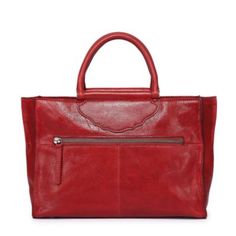 Handcrafted in 100% genuine leather and accented with solid brass hardware, the Rose Cove Tote perfectly marries elegant lines with casual class. A structured leather Tote bag just the right size to carry the essentials plus more. Comfortably throw over your shoulder or by the handles with ease. | Old Trend Rose Cove Tote, Red Classic Red Satchel With Soft Leather, Chic Burgundy Bag With Leather Lining, Red Leather Satchel With Leather Lining, Red Leather Satchel With Leather Handles, Chic Red Satchel With Leather Handles, Elegant Red Soft Leather Satchel, Chic Burgundy Leather Satchel, Chic Red Satchel With Textured Leather, Elegant Red Satchel With Leather Handles