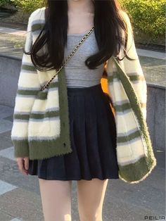 Korean Fashion Dress, Loose Sweater, Girly Outfits, Womens Clothing Sizes, Cute Fashion, Classy Outfits