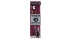 Lipcolor: 0.07 fl oz. Moisturizing Top Coat: 0.07 fl oz. 16 hrs. New shade. 16 hours of comfortable color. No touch-ups needed - even after meals. Topcoat enriched with chamomile, keeps lips comfortable and delivers the shiniest shine. Revlon.com. Made in USA with US and non-US components. | Revlon ColorStay Overtime Lipstick Limitless Black Cherry | Hy-Vee Grocery Revlon Colorstay, Beauty Lipstick, Black Cherry, Wine And Spirits, Revlon, Top Coat, Lip Colors, Beauty Makeup, Cherry