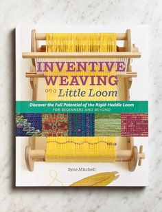 the book cover for weaving on a little loom