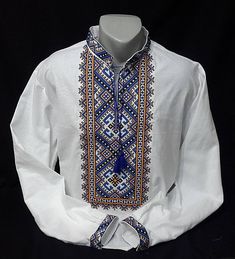 New! Men Linen Individual Tailoring Shirt Vyshyvanka Embroidery Traditional Ukrainian was just added to eBay. Check it out! #eBay #eBaySeller Traditional Cotton Shirt With Intricate Embroidery, Traditional Long Sleeve Shirt With Intricate Embroidery, Traditional Fit Embroidered Shirt, Embroidered Long Sleeve Folk Shirt, Long Sleeve Embroidered Folk Shirt, Traditional Shirt With Multicolor Embroidery, Outings With Friends, Embroidery Traditional, Brands Outlet