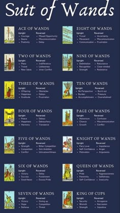 a poster with some words on it that say out of wands and other things