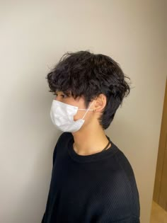 Korean Perm Short Hair, Korean Perm, Boy Hairstyle, Style Boy, Haircut Curly, Men Haircut, Hair Reference