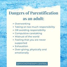 Parentification in Action Emotional Parentification, Boundary Boss, Mental Health Inspiration, Inner Child Healing, Therapy Counseling, Counseling Resources, Emotional Awareness, Healing Words, Hypnotherapy