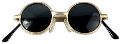 Vintage Gold Round Sunglasses, Vintage Gold Round Frame Sunglasses, Retro Gold Metal Sunglasses, Steampunk Sunglasses, Victorian Goth, Sunglasses Retro, Ozzy Osbourne, Gold Sunglasses, Retro Sunglasses