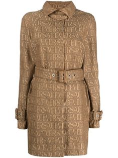 2N740 VERSACE COTTON TRENCH COAT Versace Coat, Women's Trench Coat, Coats Women, Iconic Fashion, Fall Winter Wardrobe, Trench Coats Women, Dress Pant, Chic Woman, Trench Coats