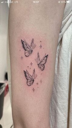 100 Watercolor Tattoo Ideas So Beautiful, You’ll Want To Steal Them... Grandmother Granddaughter Tattoos, 4 Tattoo, Petite Tattoos, Tattoo Design Ideas, Cute Tattoos For Women, Discreet Tattoos, Dainty Tattoos, Subtle Tattoos, Unique Tattoo