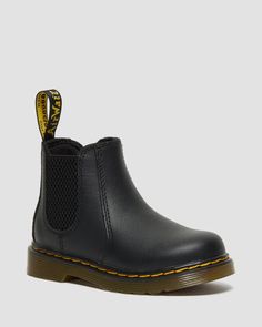 Infant/Toddler 2976 Softy T Leather Chelsea Boots | Dr. Martens Dr Martens Chelsea Boots, 2976 Chelsea Boots, Dr Martens Chelsea, Black Dr Martens, Pregnancy Shoes, Botas Chelsea, School Style, Leather Lace Up Boots, Black Chelsea Boots