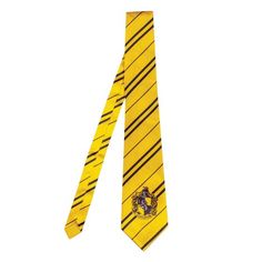 Adults Harry Potter Hufflepuff Tie Costume Accessory - HalloweenCostumes4U.com - Costume Props & Accessories Hufflepuff Halloween Costume, Hufflepuff Tie, Ravenclaw Tie, Hufflepuff Uniform, Harry Potter Tie, Hogwarts Robes, Potter Wallpaper, Outfit Aesthetics, Hufflepuff House