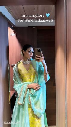 Athiya Shetty Indian Wear, Blue Colour Combinations Dress, Stylish Indian Outfits Wedding Ideas, Yellow Colour Combinations Dress, Yellow Combination Outfits Indian, Colour Combination With Yellow, Yellow Colour Combination, Turquoise Suit, Haldi Outfits