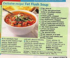 the recipe for this soup is very easy to make