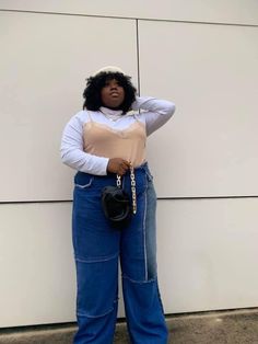 Spring Outfits Aesthetic Plus Size, Plus Size Winter Outfits Aesthetic, Plus Size Outfits Trendy, Plus Size Trendy Outfits 2022, Aesthetic Fashion Plus Size, Inclusive Fall Fashion, Big Girl Aesthetic, Fat People Outfits, Plus Size Street Fashion