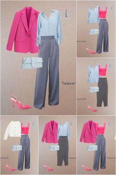 Colourful Casual Outfits For Women, Colorful Business Casual Outfits, Pink Outfits For Women, Best Winter Outfits, Classy Fashion