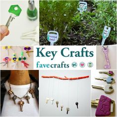 the collage shows key crafts and other items that are handmade from recycled materials