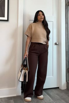 Modest Outfits Office, Burgundy Blouse Outfit Work, Sweater Vest Outfit Business Casual, Sweater Vest Work Outfit Women, Same Base Different Outfits, Business Casual Outfits Pa School, Button Up And Vest Outfit, Petite Thick Outfits, Classy Fall Outfits 2024