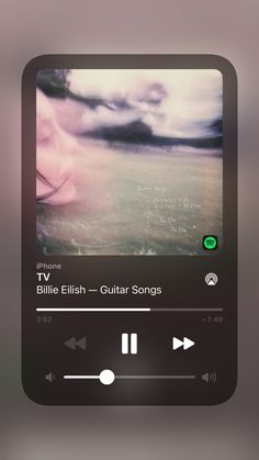 an mp3 player with music playing on it's screen and the words, billy ellis - guitar songs