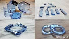 Microwave Glass Fusing, Broken Glass Crafts, Upcycle Design, Melting Glass, How To Recycle, Glass Fusing Projects