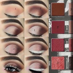 Urban Decay Cherry, Trendy Eyeshadow, Make Up Tutorials, Cut Crease Makeup, Smink Inspiration, Eye Makeup Steps, Beautiful Eye Makeup, Makijaż Smokey Eye