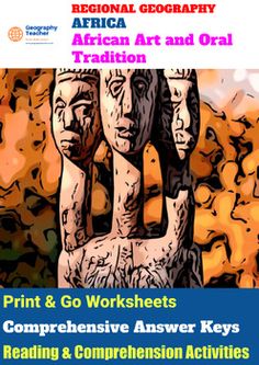 an image of african art and oral tradition print & go worksheets compreensive answer keys