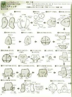 an instruction manual for how to wear diapers in the japanese language, including instructions on how